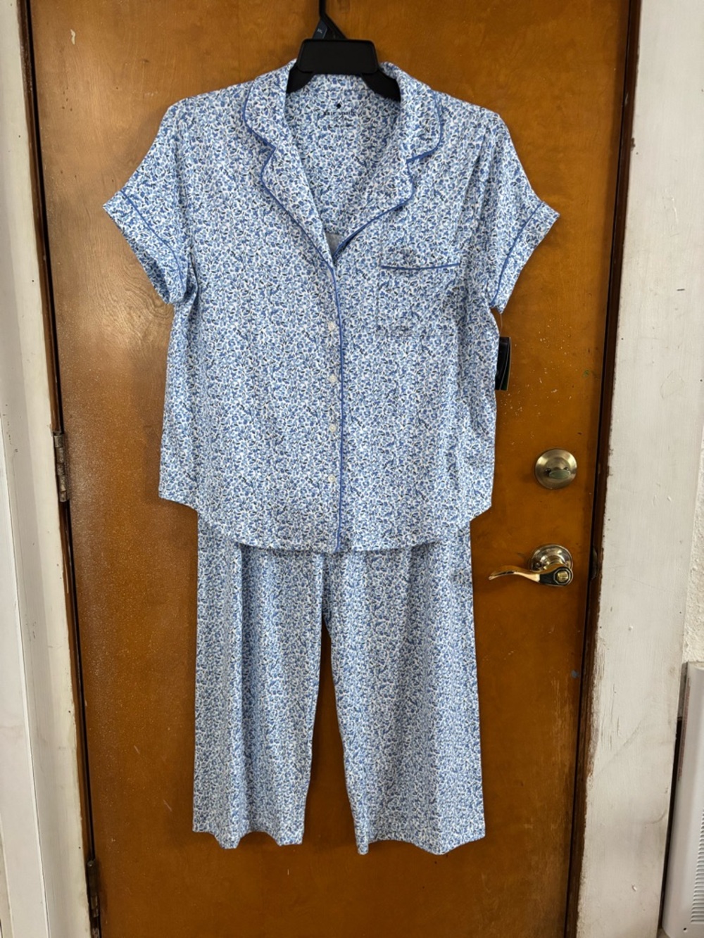 NWT Kate Spade pajamas.  Blue.  Medium